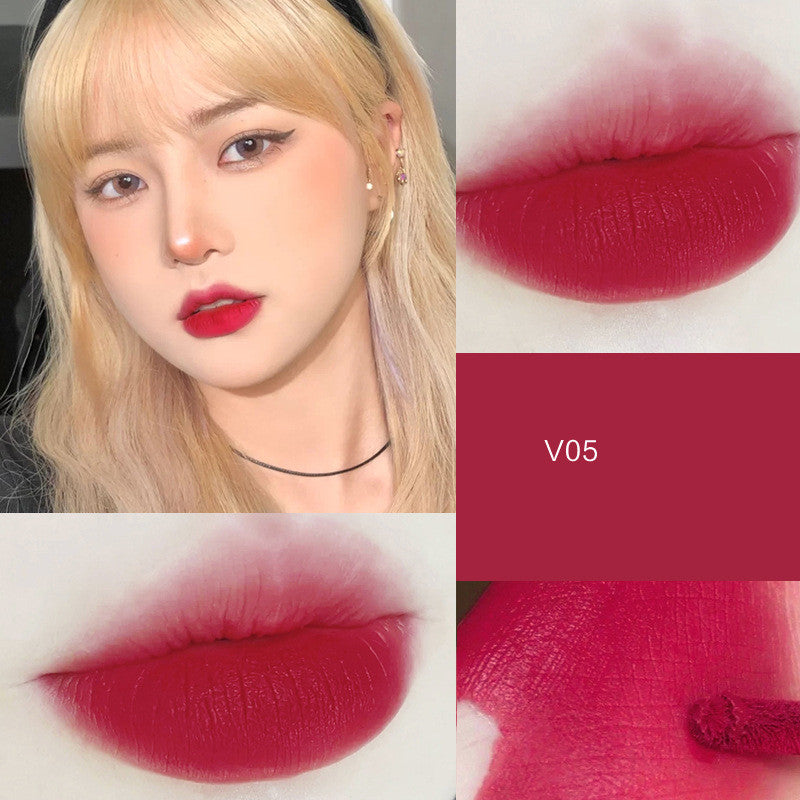 Velvet Lip Glaze Lipstick for Students - Make-up Mud
