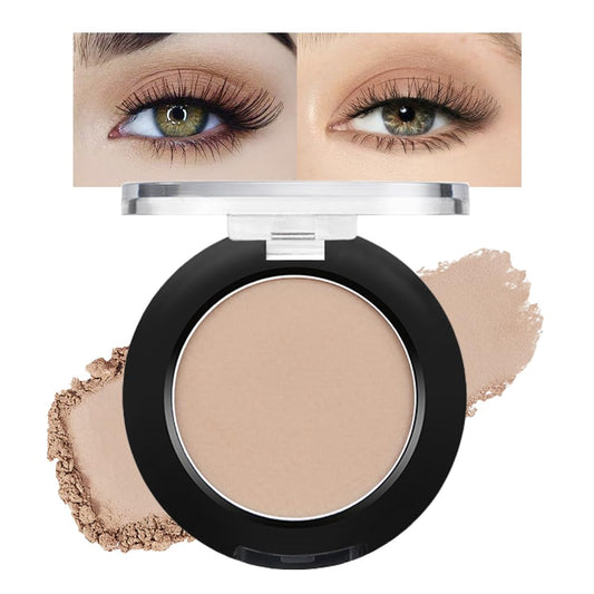 Monochrome Matte Eyeshadow Makeup PaletteHighly Pigmented Nude Brown Eyeshadow PaletteMatte Pressed Powder Eyeshadow MakeupSingle Vegan Eye ShadowDaily Evening Women Girls Eyeshadow Gift 05