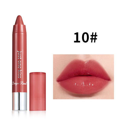 Solid Moist Lipstick Crayon for Lush Lips
