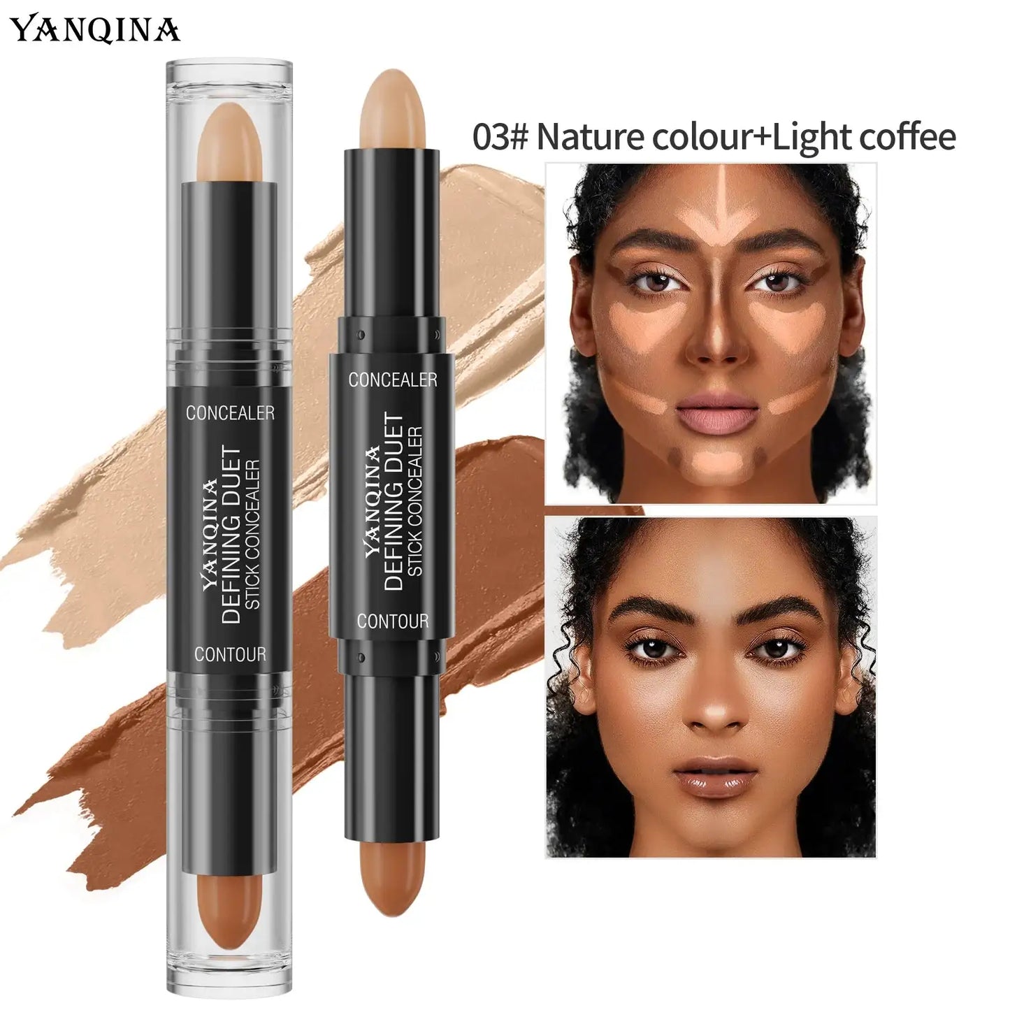 2-in-1 Yanqina GroomMaster Highlighting Contour Stick