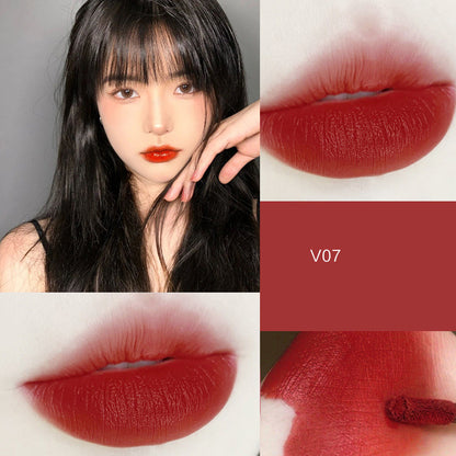 Velvet Lip Glaze Lipstick for Students - Make-up Mud