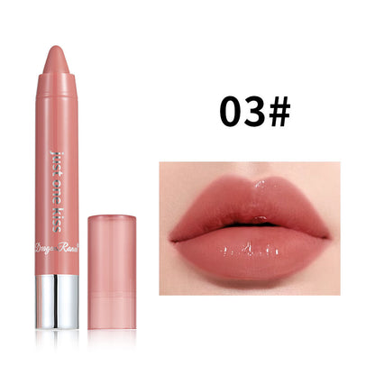 Solid Moist Lipstick Crayon for Lush Lips