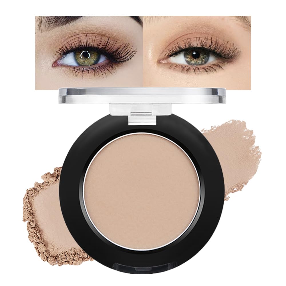 Monochrome Matte Eyeshadow Makeup PaletteHighly Pigmented Nude Brown Eyeshadow PaletteMatte Pressed Powder Eyeshadow MakeupSingle Vegan Eye ShadowDaily Evening Women Girls Eyeshadow Gift 05